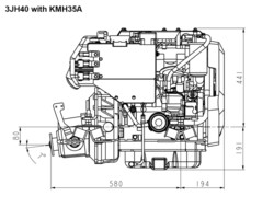 Yanmar 3JH40