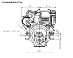 Yanmar 3JH40